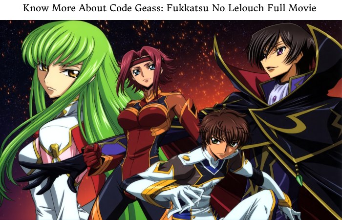 Code Geass_ Fukkatsu No Lelouch Full Movie 