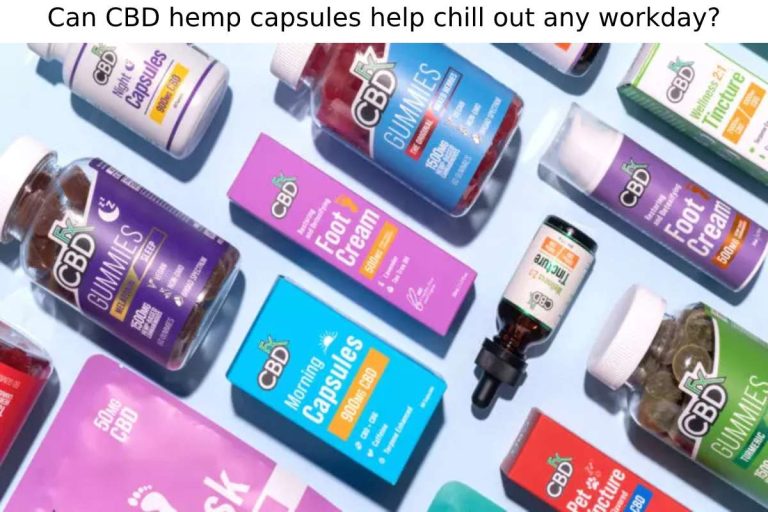 CBD hemp capsules