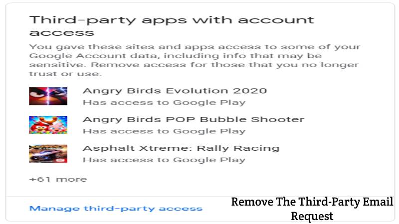 Remove The Third-Party Email Request