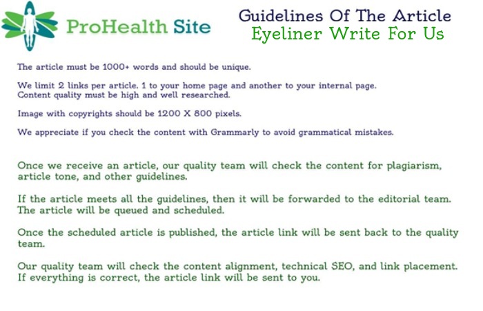 Eyeliner Write For Us - Guidelines to Submit Article Eyeliner Write For us