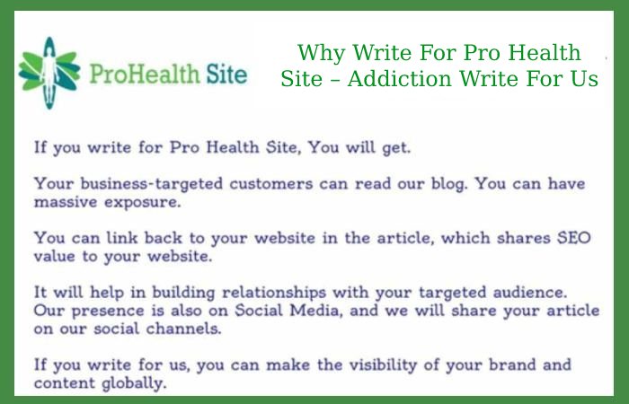 Addiction Write For Us 