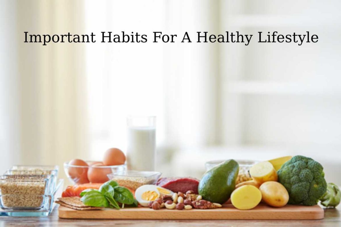 Important Habits For A Healthy Lifestyle Important Habits For A Healthy Lifestyle