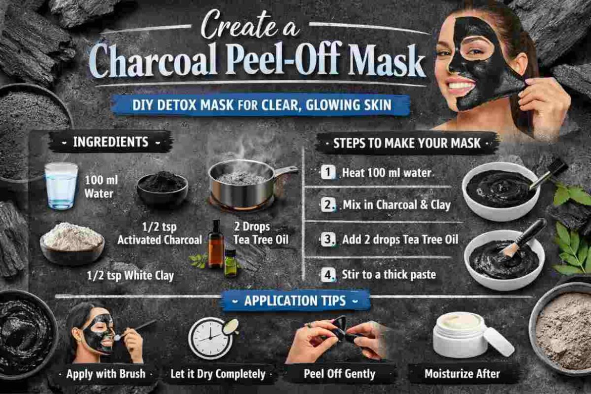 charcoal peel-off mask
