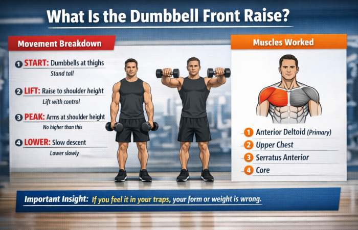 front raise dumbbell