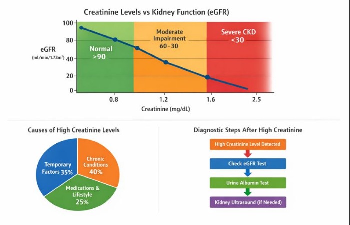 Creatinine vs eGFR Trend