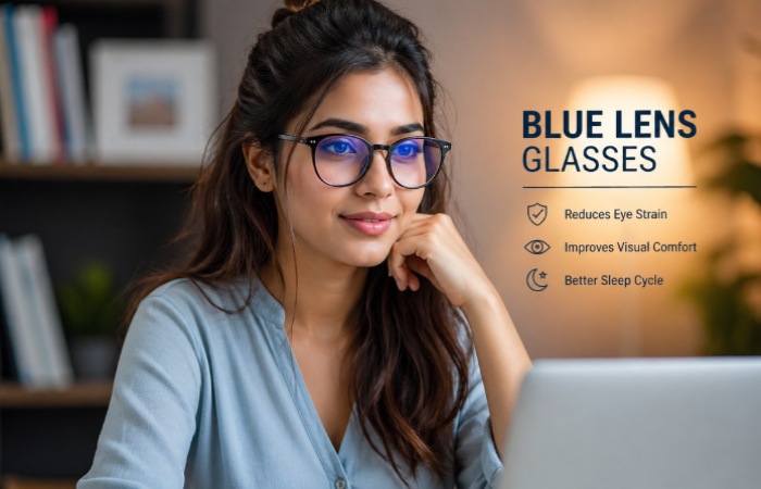 what is Blue Lens Glasses