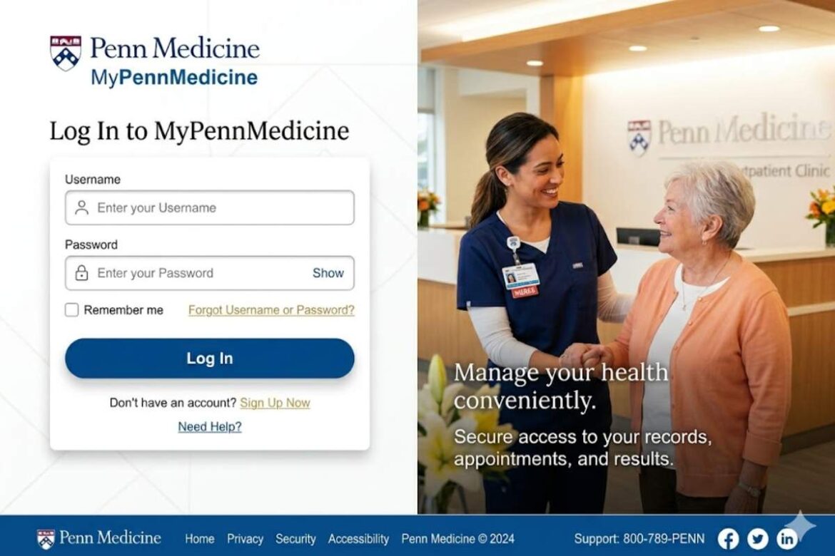 Mypennmedicine - login page